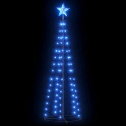 VidaXL Christmas Cone Tree Blue 84 LEDs Decoration 50x150 Cm 24 VidaXL Christmas Cone Tree Blue 84 LEDs Decoration 50x150 Cm -VIDAXL DECOR SHOP image 2 328694 2