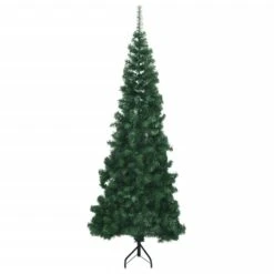 VidaXL Corner Artificial Christmas Tree White 240 Cm PVC -VIDAXL DECOR SHOP image 2 329166 2