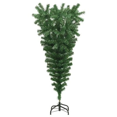 VidaXL Upside-down Artificial Christmas Tree With Stand Green 120 Cm 4 VidaXL Upside-down Artificial Christmas Tree With Stand Green 120 Cm - Image 2
