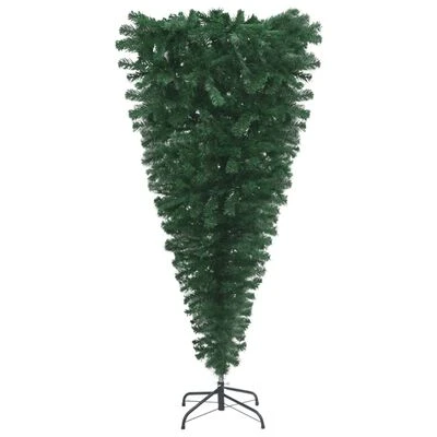 VidaXL Upside-down Artificial Christmas Tree With Stand Green 150 Cm 4 VidaXL Upside-down Artificial Christmas Tree With Stand Green 150 Cm - Image 2