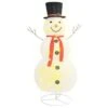 VidaXL Decorative Christmas Snowman Figure LED Luxury Fabric 180cm 1 VidaXL Decorative Christmas Snowman Figure LED Luxury Fabric 180cm -VIDAXL DECOR SHOP image 2 329762