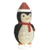 VidaXL Decorative Christmas Snow Penguin Figure LED Luxury Fabric 180cm -VIDAXL DECOR SHOP image 2 329764
