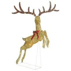 VidaXL Flying Reindeer Christmas Decoration 120 LEDs White Cold White -VIDAXL DECOR SHOP image 2 329768 2