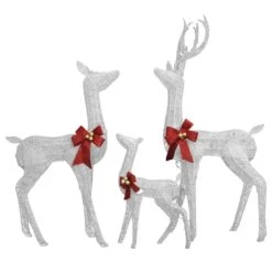 VidaXL Reindeer Family Christmas Decoration Gold 201 LEDs -VIDAXL DECOR SHOP image 2 329771