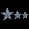 VidaXL Christmas Decoration Stars 3 Pcs White Mesh LED Outdoor Indoor -VIDAXL DECOR SHOP image 2 329774