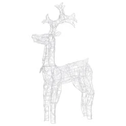 VidaXL Reindeer Christmas Decoration 90 LEDs 60x16x100 Cm Acrylic -VIDAXL DECOR SHOP image 2 329780