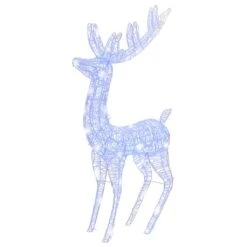 VidaXL XXL Acrylic Christmas Reindeer 250 LED 180 Cm Warm White -VIDAXL DECOR SHOP image 2 329787 2