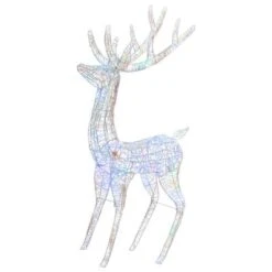 VidaXL XXL Acrylic Christmas Reindeer 250 LED 180 Cm Colourful