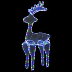 VidaXL Reindeer Christmas Decoration With Mesh 306 LEDs 60x24x89cm -VIDAXL DECOR SHOP image 2 329825