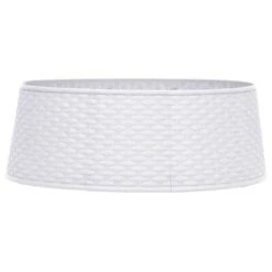 VidaXL Christmas Tree Skirt White Ø54x19.5 Cm