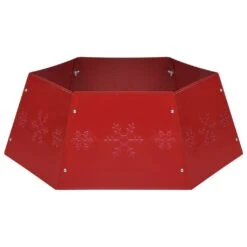 VidaXL Christmas Tree Skirt Silver And White Ø68x25 Cm -VIDAXL DECOR SHOP image 2 331304 2