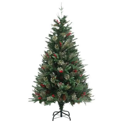 VidaXL Christmas Tree With Pine Cones Green 150 Cm PVC&PE 4 VidaXL Christmas Tree With Pine Cones Green 150 Cm PVC&PE - Image 2