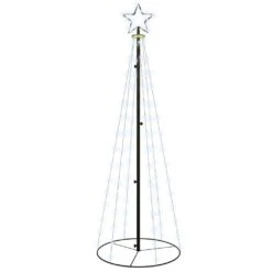 VidaXL Christmas Cone Tree Warm White 108 LEDs 70x180 Cm -VIDAXL DECOR SHOP image 2 343487 2