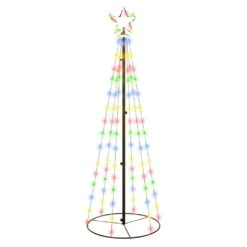 VidaXL Christmas Cone Tree Warm White 108 LEDs 70x180 Cm -VIDAXL DECOR SHOP image 2 343489 1