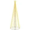 VidaXL Christmas Cone Tree Warm White 310 LEDs 100x300 Cm 1 VidaXL Christmas Cone Tree Warm White 310 LEDs 100x300 Cm -VIDAXL DECOR SHOP image 2 343490