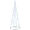 VidaXL Christmas Cone Tree Cold White 310 LEDs 100x300 Cm