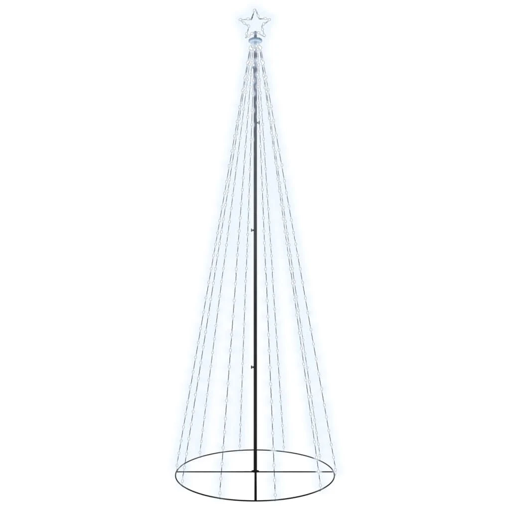 VidaXL Christmas Cone Tree Warm White 310 LEDs 100x300 Cm 14 VidaXL Christmas Cone Tree Warm White 310 LEDs 100x300 Cm - Image 12