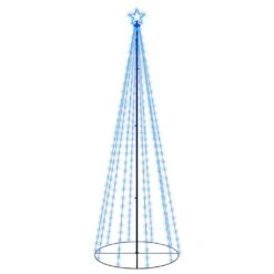 VidaXL Christmas Cone Tree Colourful 310 LEDs 100x300 Cm -VIDAXL DECOR SHOP image 2 343492 1