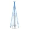 VidaXL Christmas Cone Tree Blue 310 LEDs 100x300 Cm -VIDAXL DECOR SHOP image 2 343492 2