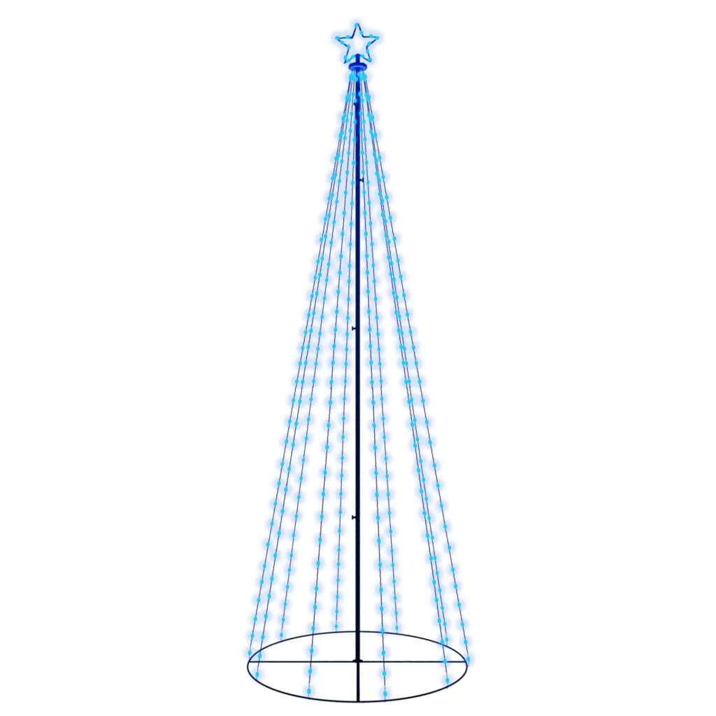 VidaXL Christmas Cone Tree Warm White 310 LEDs 100x300 Cm 16 VidaXL Christmas Cone Tree Warm White 310 LEDs 100x300 Cm - Image 14