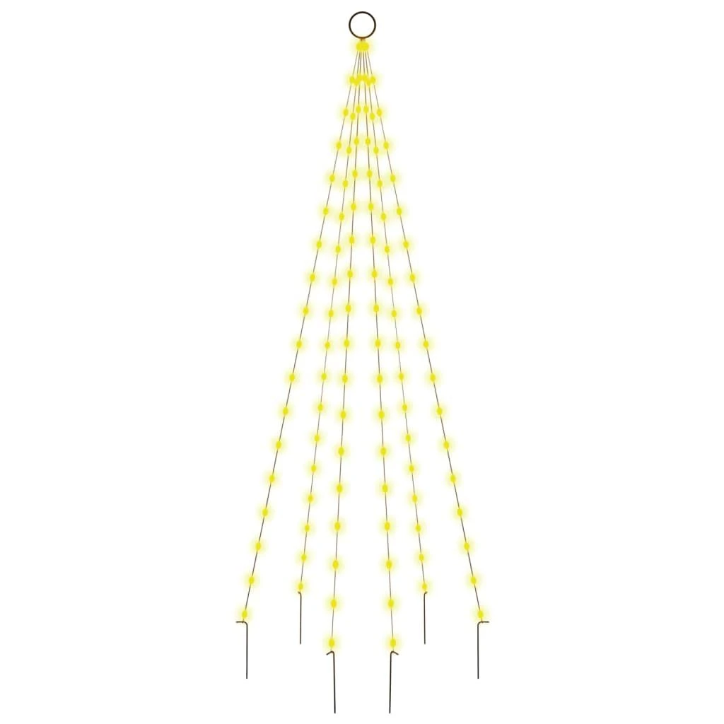 VidaXL Christmas Tree On Flagpole Cold White 108 LEDs 180 Cm 14 VidaXL Christmas Tree On Flagpole Cold White 108 LEDs 180 Cm - Image 12