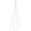 VidaXL Christmas Tree On Flagpole Cold White 108 LEDs 180 Cm