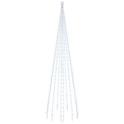 VidaXL Christmas Tree On Flagpole Warm White 310 LEDs 300 Cm -VIDAXL DECOR SHOP image 2 343523 4