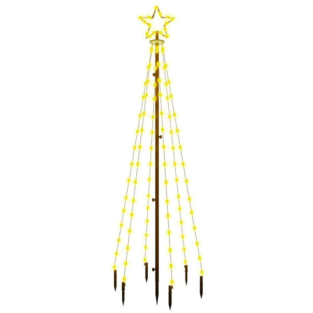 VidaXL Christmas Tree With Spike Cold White 108 LEDs 180 Cm 13 VidaXL Christmas Tree With Spike Cold White 108 LEDs 180 Cm - Image 11