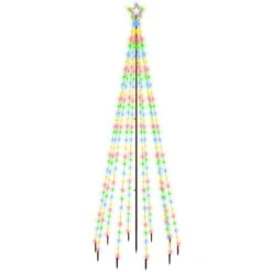 VidaXL Christmas Tree With Spike Warm White 310 LEDs 300 Cm -VIDAXL DECOR SHOP image 2 343556