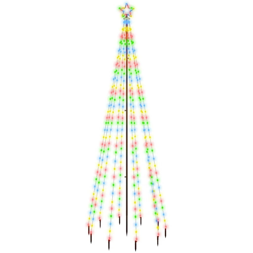 VidaXL Christmas Tree With Spike Colourful 310 LEDs 300 Cm 15 VidaXL Christmas Tree With Spike Colourful 310 LEDs 300 Cm - Image 13