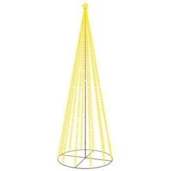 VidaXL Christmas Cone Tree Warm White 732 LEDs 160x500 Cm