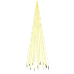 VidaXL Christmas Tree With Spike Warm White 1134 LEDs 800 Cm