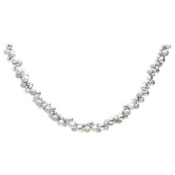 VidaXL Christmas Balls Garland White And Grey 175 Cm Polystyrene -VIDAXL DECOR SHOP image 2 356133 3