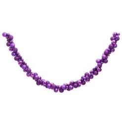 VidaXL Christmas Balls Garland Purple 175 Cm Polystyrene