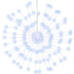 VidaXL Christmas Starburst Light 140 LEDs Cold White 17 Cm