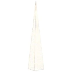 VidaXL Christmas Light Cone 30 LEDs Warm White 60 Cm Acrylic -VIDAXL DECOR SHOP image 2 356282 1