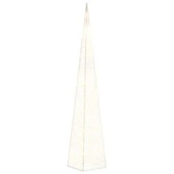 VidaXL Christmas Light Cone 30 LEDs Warm White 60 Cm Acrylic