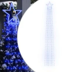 VidaXL Christmas Tree Light 320 LEDs Blue 375 Cm