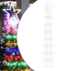 VidaXL Christmas Tree Light 320 LEDs Warm White 375 Cm -VIDAXL DECOR SHOP image 2 356926 2