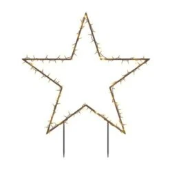VidaXL Christmas Light Decoration With Spikes Star 115 LEDs 85 Cm