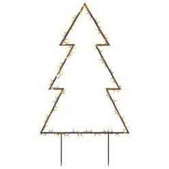 VidaXL Christmas Light Decoration With Spikes Tree 115 LEDs 90 Cm