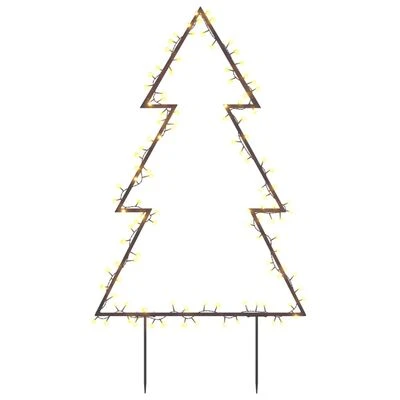 VidaXL Christmas Light Decoration With Spikes Tree 115 LEDs 90 Cm 3 VidaXL Christmas Light Decoration With Spikes Tree 115 LEDs 90 Cm