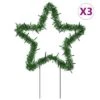 VidaXL Christmas Light Decorations With Spikes 3 Pcs Star 50 LEDs 29 Cm -VIDAXL DECOR SHOP image 2 357726