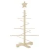 VidaXL Wooden Christmas Tree For Decoration 75 Cm Solid Wood Pine