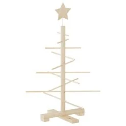 VidaXL Wooden Christmas Tree For Decoration 75 Cm Solid Wood Pine