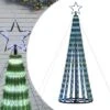 VidaXL Christmas Tree Light Cone 275 LEDs Blue 180 Cm