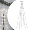 VidaXL Christmas Tree Light With Spikes 220 LEDs Cold White 180 Cm -VIDAXL DECOR SHOP image 2 358101 2