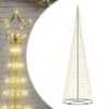 VidaXL Christmas Tree Light Cone 3020 LEDs Warm White 800 Cm