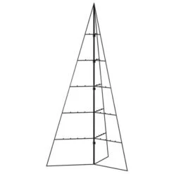 VidaXL Metal Christmas Tree For Decoration Black 100 Cm