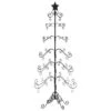 VidaXL Metal Christmas Tree For Decoration Black 215 Cm